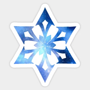 Cryo Element Genshin Impact Sticker